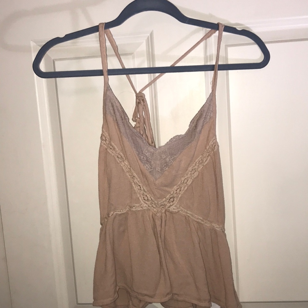 Rose pink American eagle tank top blouse